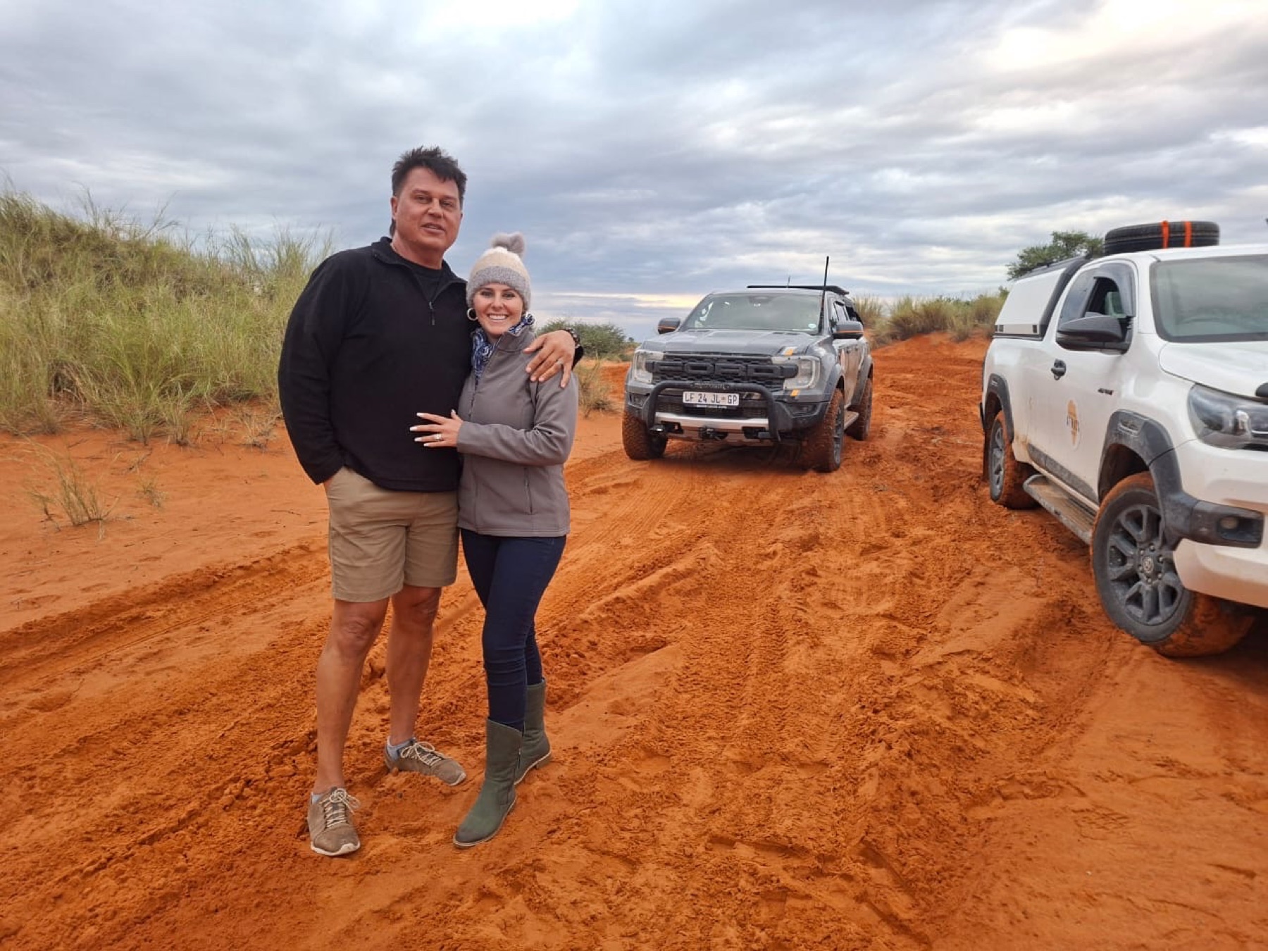 Kalahari landscape on the Augrabies to Kgalagadi lodge tour