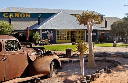 Entrance to Canyon Roadhouse in southern Namibia