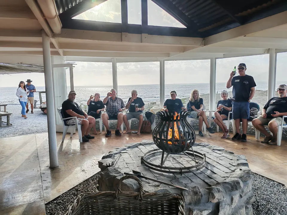 Why Not Africa Tours guide briefing guests before a guided journey